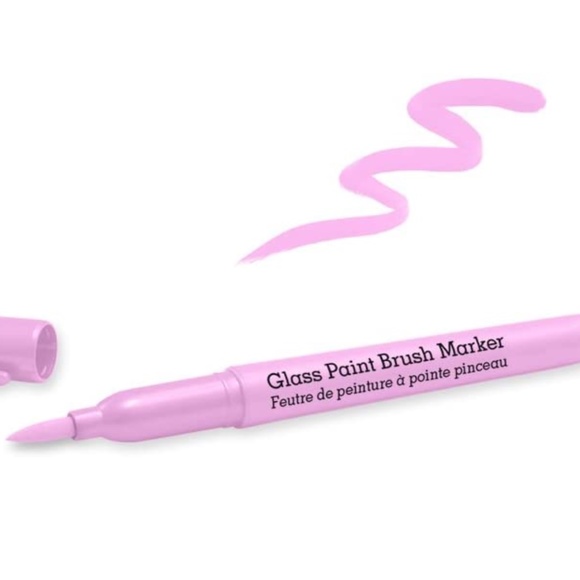 Glass Paint Brush Marker Permanent 15mm (Pink) - Picture 1 of 6
